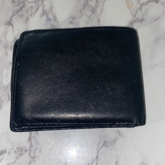 Billabong Black Genuine Leather Card Holder Wallet - Picture 7 of 8